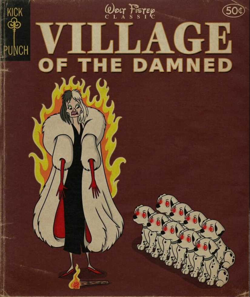 La cultura pop se fusiona con el arte retro en estas vibrantes ilustraciones vintage de Butcher Billy La cultura pop se fusiona con el arte retro en estas vibrantes ilustraciones vintage de Butcher Billy