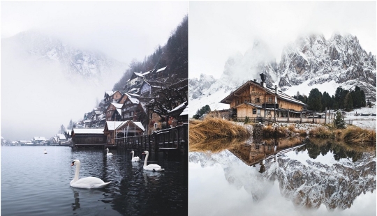 La magia del invierno en las fotos de nieve de Eric Reinhart