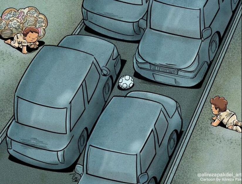 La verdad incómoda: 21 ilustraciones que revelan los problemas sociales actuales, por este artista La verdad incómoda: 21 ilustraciones que revelan los problemas sociales actuales, por este artista