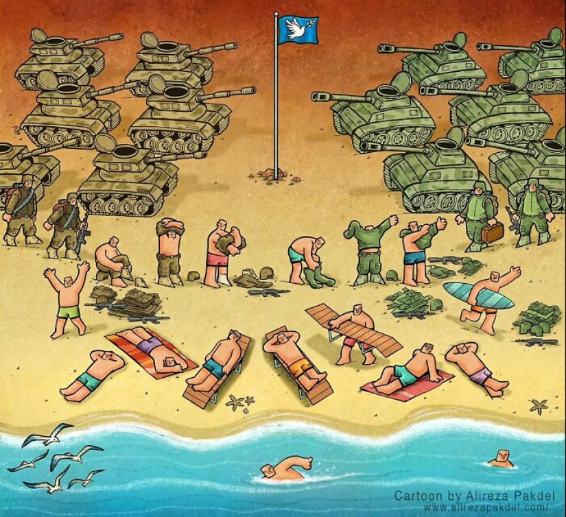 La verdad incómoda: 21 ilustraciones que revelan los problemas sociales actuales, por este artista La verdad incómoda: 21 ilustraciones que revelan los problemas sociales actuales, por este artista