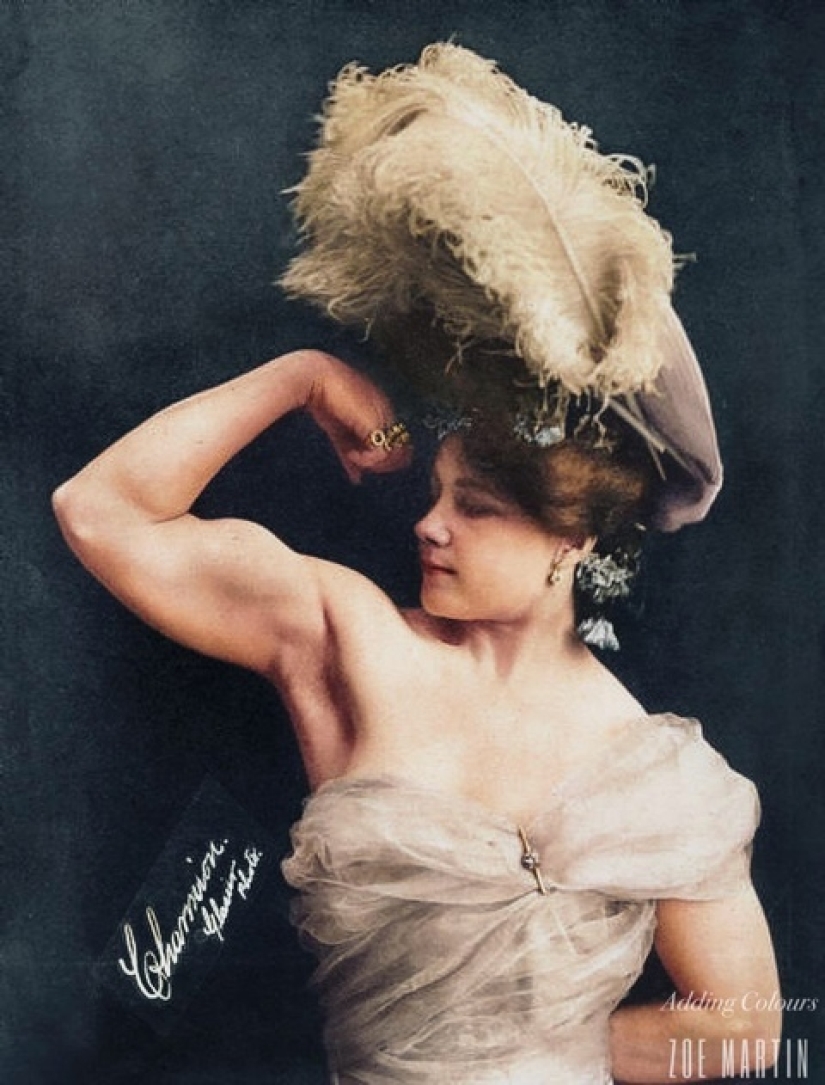 Lavery Vallee was the most famous female bodybuilder of the Victorian era.