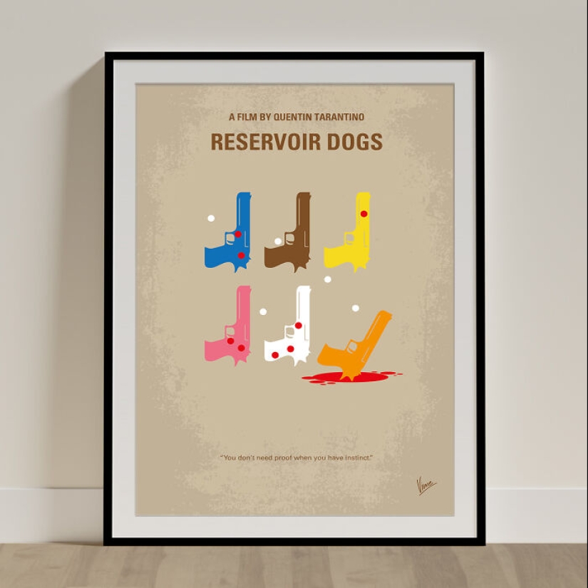 Mis 10 carteles de películas minimalistas