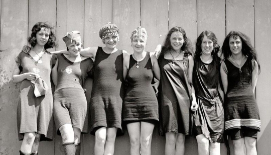 Moda de playa años 1920-30 Moda de playa años 1920-30