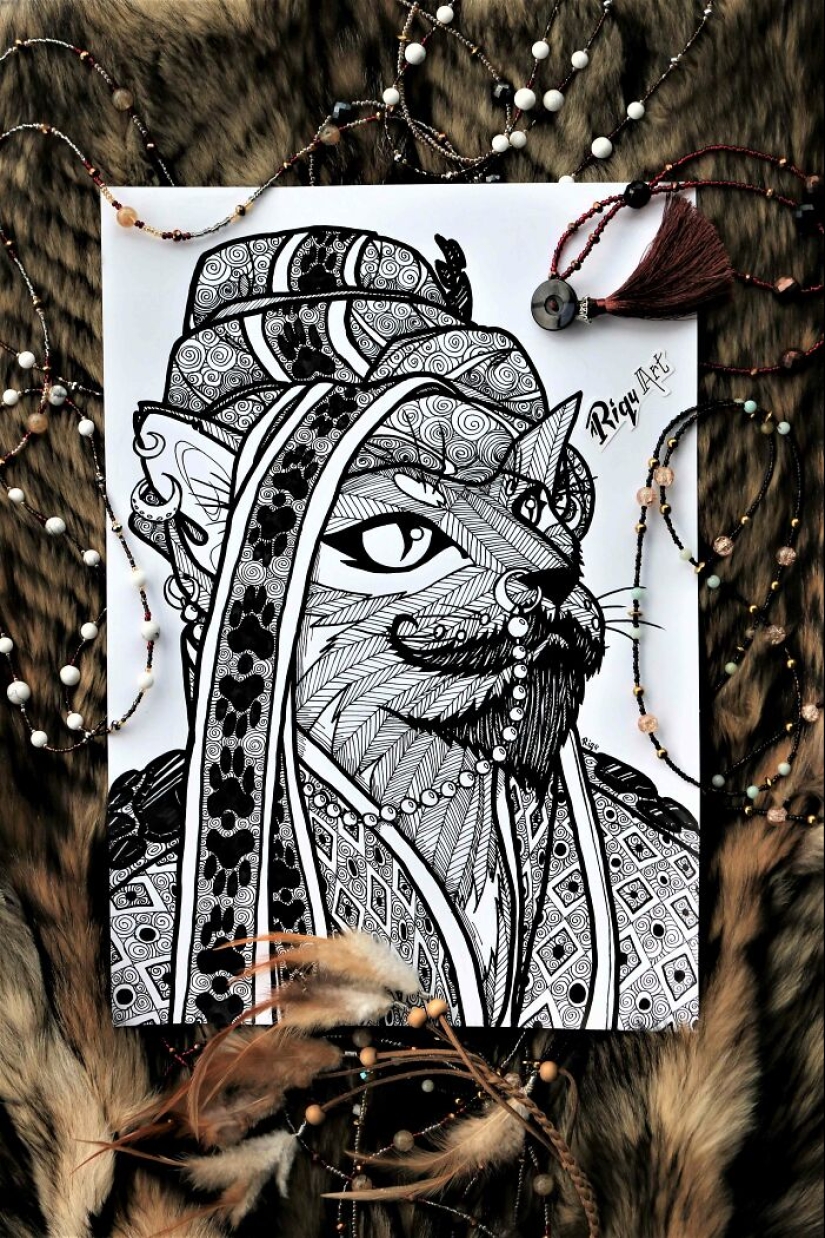 Muri-Cati: My 13 Illustrations Depicting The Undiscovered Cat Tribe Muri-Cati: My 13 Illustrations Depicting The Undiscovered Cat Tribe