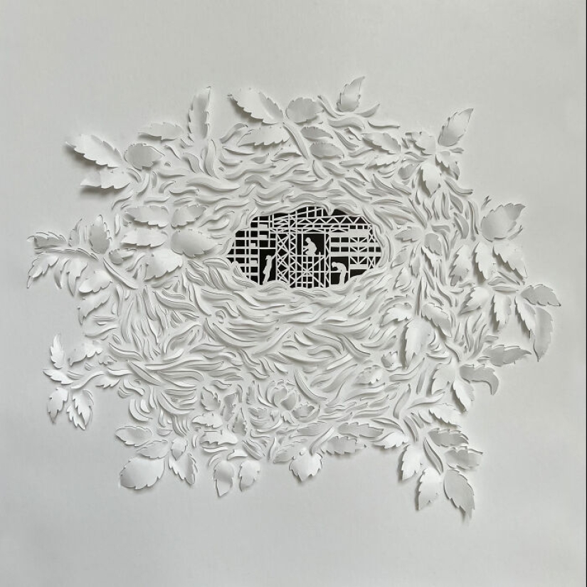 My Hand-Carved Designs From Paper Inspired By Natural Elements