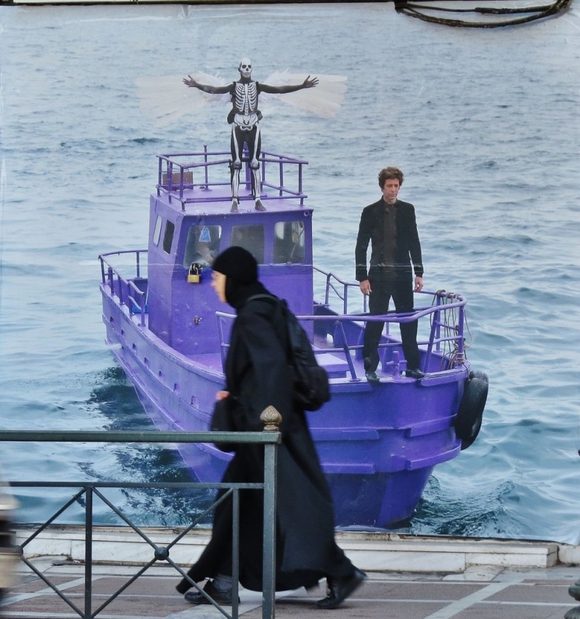 Mystic inesperado de la calle fotografías de vacaciones. Nticas