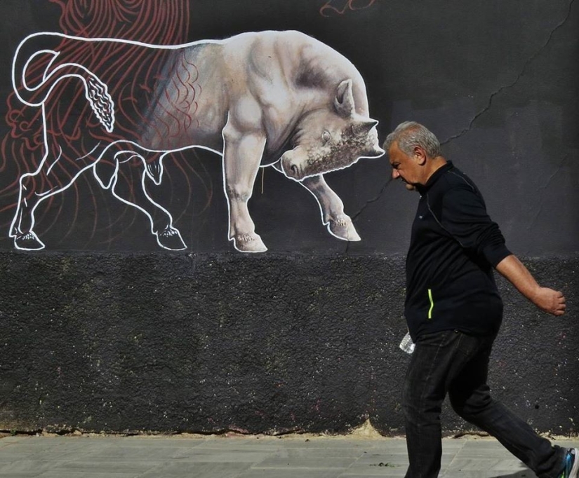 Mystic inesperado de la calle fotografías de vacaciones. Nticas