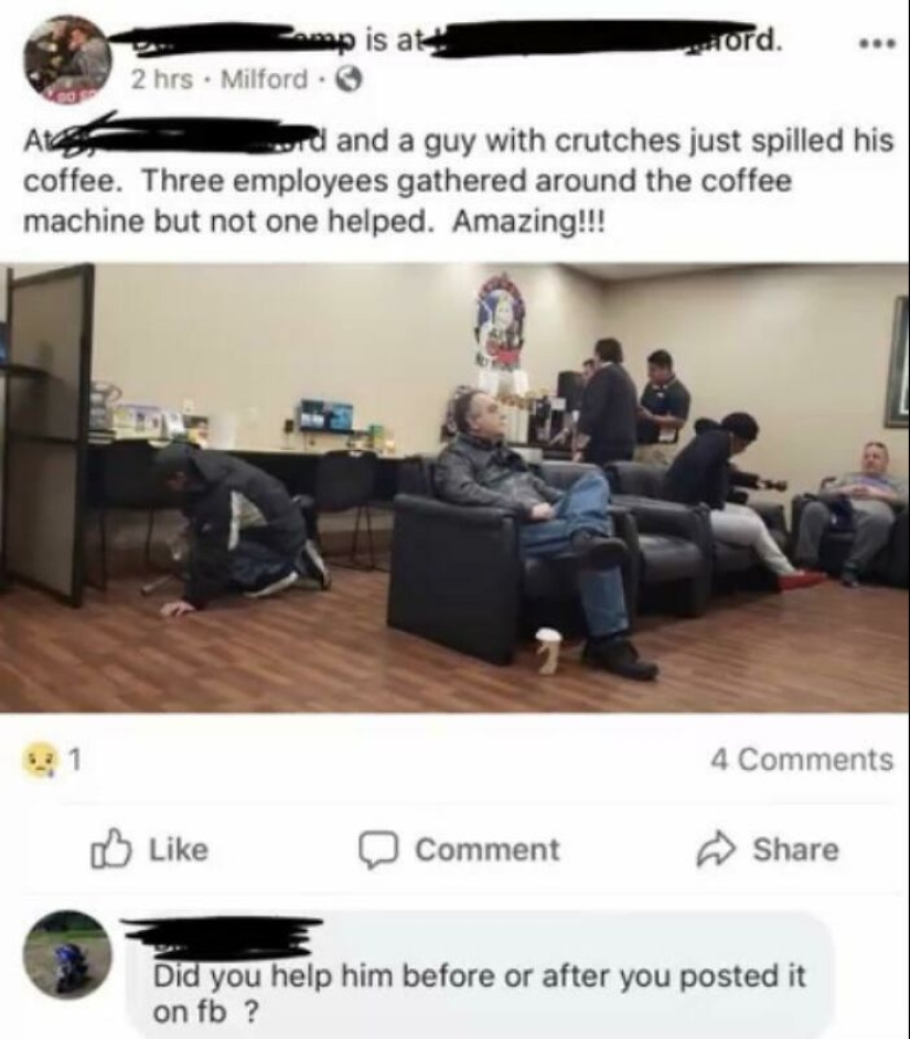 “No ayudes, sigue filmando”: 10 ocasiones en las que la gente debería haber ayudado a alguien en problemas