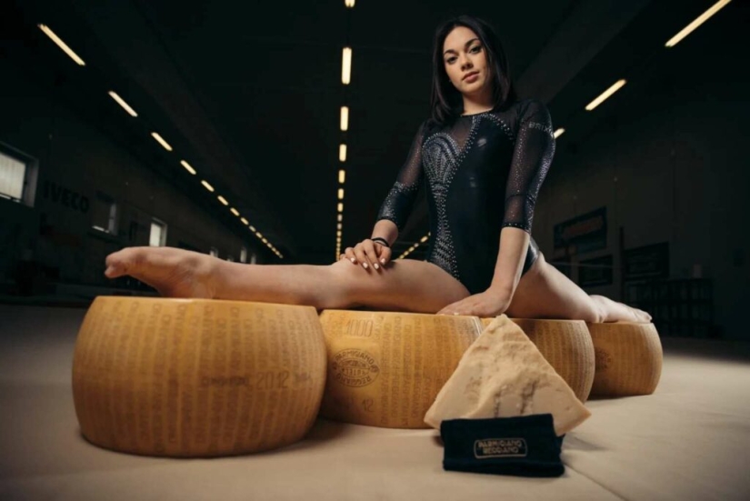 Olympic gymnast Georgia Villa and her cheese inspiration Olympic gymnast Georgia Villa and her cheese inspiration
