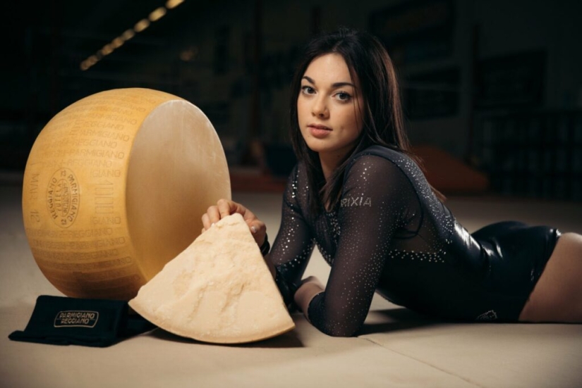 Olympic gymnast Georgia Villa and her cheese inspiration Olympic gymnast Georgia Villa and her cheese inspiration