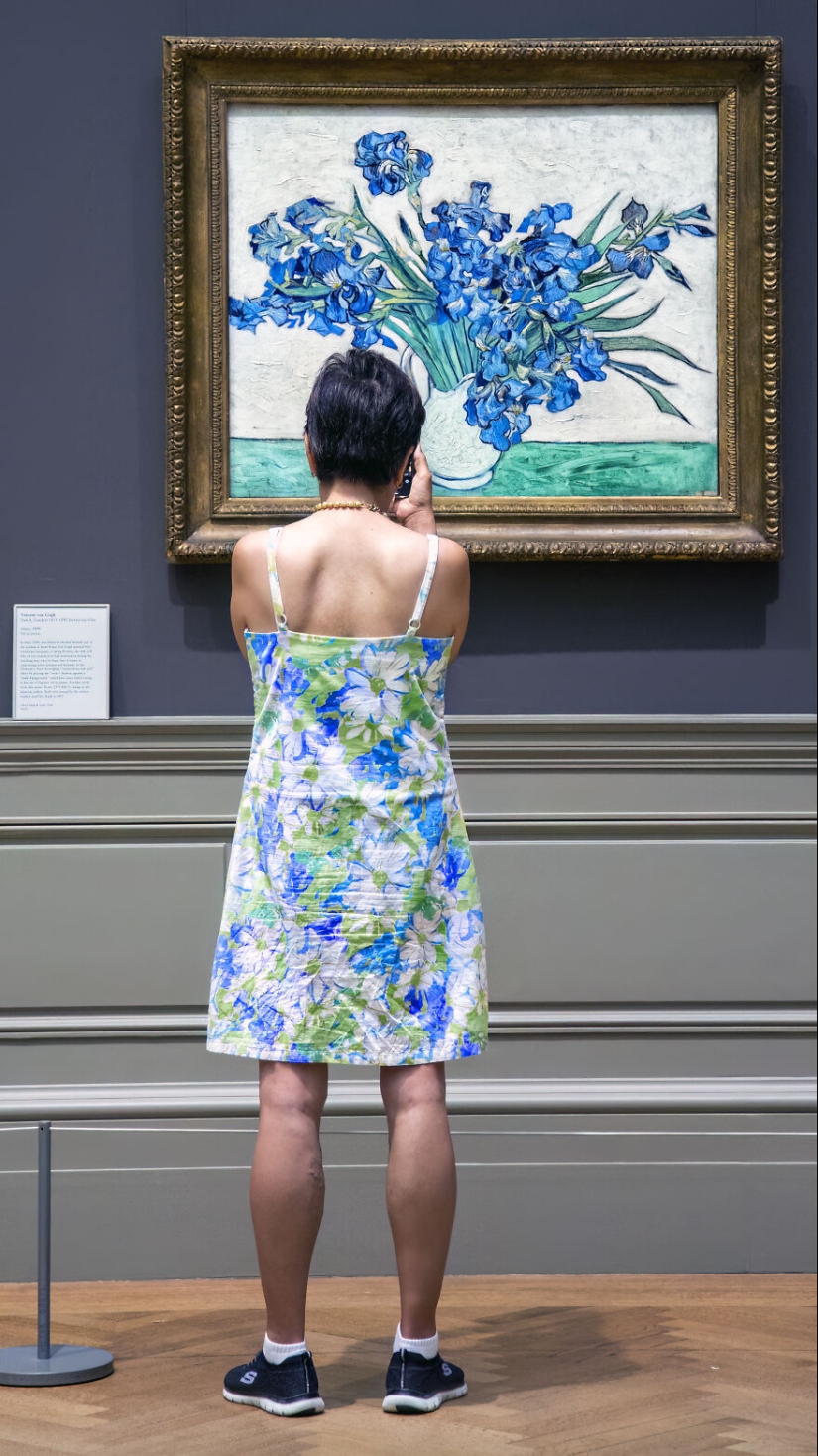 Parallel Perspectives: I Took 12 Photos In The Museum To Show How Everyday People Imitate Art