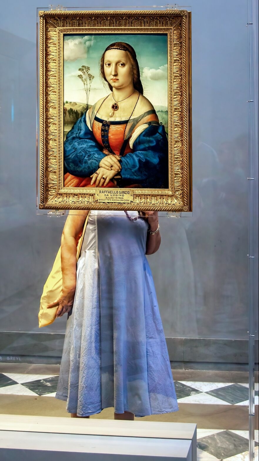 Parallel Perspectives: I Took 12 Photos In The Museum To Show How Everyday People Imitate Art