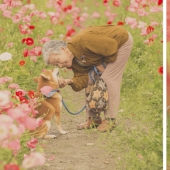 Photographer from Japan makes touching photos of his grandmother and dog