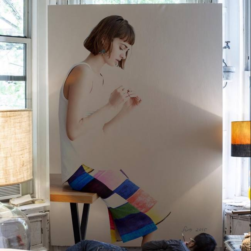 Retratos hiperrealistas del artista Viacheslav Groshev Retratos hiperrealistas del artista Viacheslav Groshev