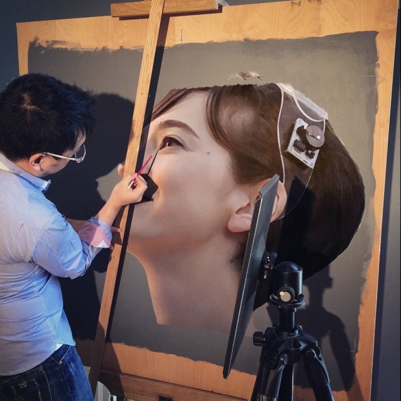 Retratos hiperrealistas del artista Viacheslav Groshev Retratos hiperrealistas del artista Viacheslav Groshev