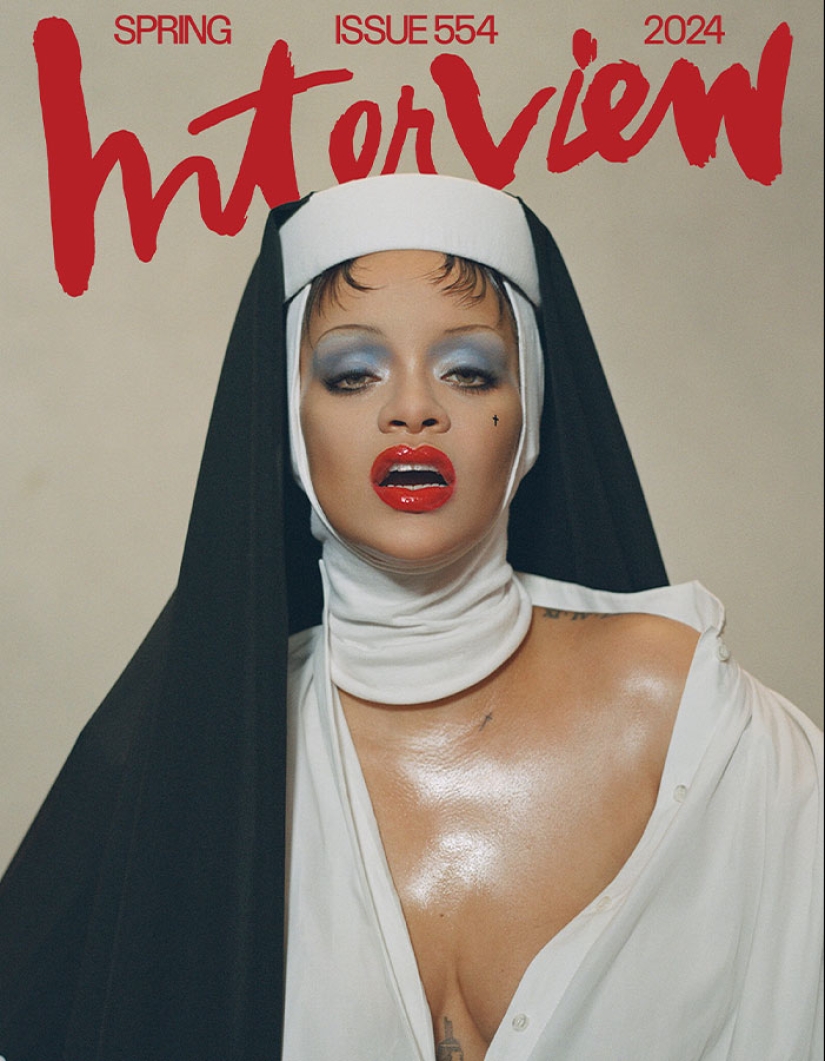 Rihanna’s X-Rated Nun Photoshoot Blasted As “Religious Mockery” Rihanna’s X-Rated Nun Photoshoot Blasted As “Religious Mockery”
