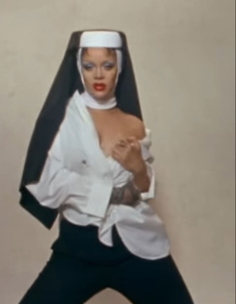 Rihanna’s X-Rated Nun Photoshoot Blasted As “Religious Mockery” Rihanna’s X-Rated Nun Photoshoot Blasted As “Religious Mockery”