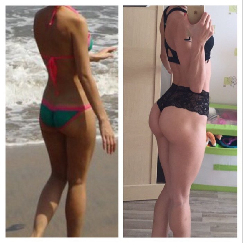 Sat down: 13 photos of girls before and after they started playing sports