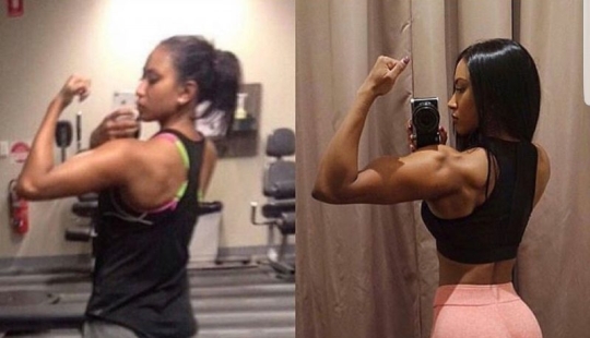 Sat down: 13 photos of girls before and after they started playing sports