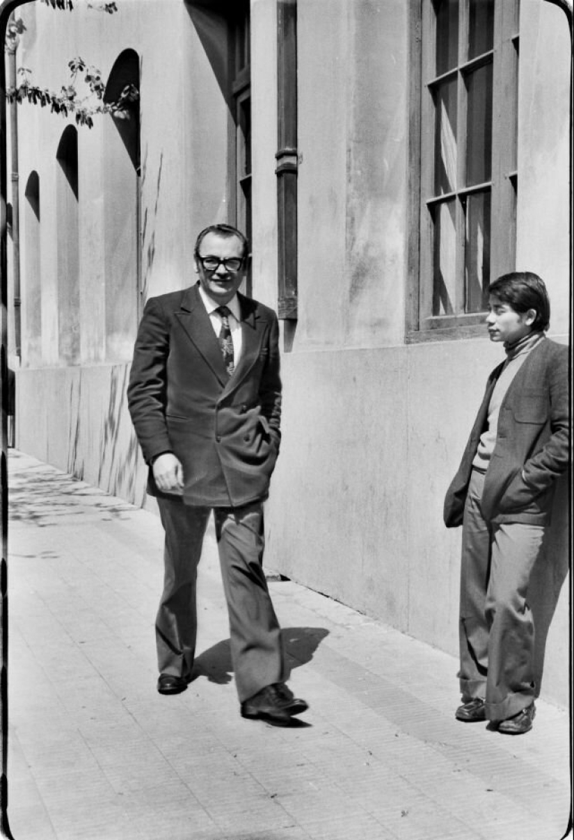 Se parecía a la capital Chilena de la juventud en los años 70