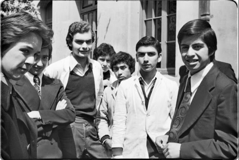 Se parecía a la capital Chilena de la juventud en los años 70