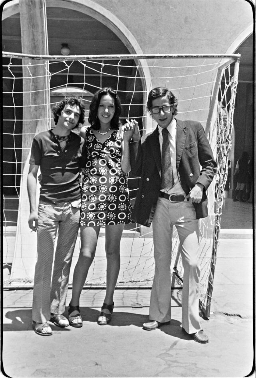 Se parecía a la capital Chilena de la juventud en los años 70