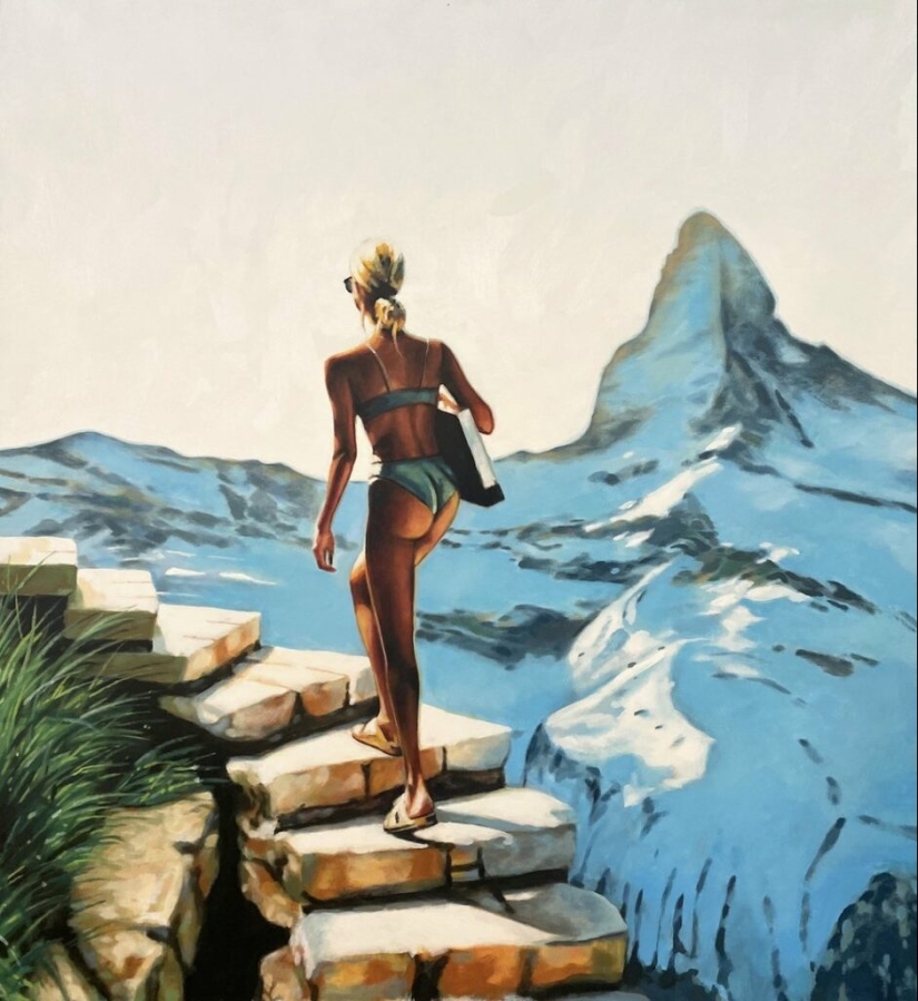 Sensuales pinturas al óleo de Thomas Saliot Sensuales pinturas al óleo de Thomas Saliot