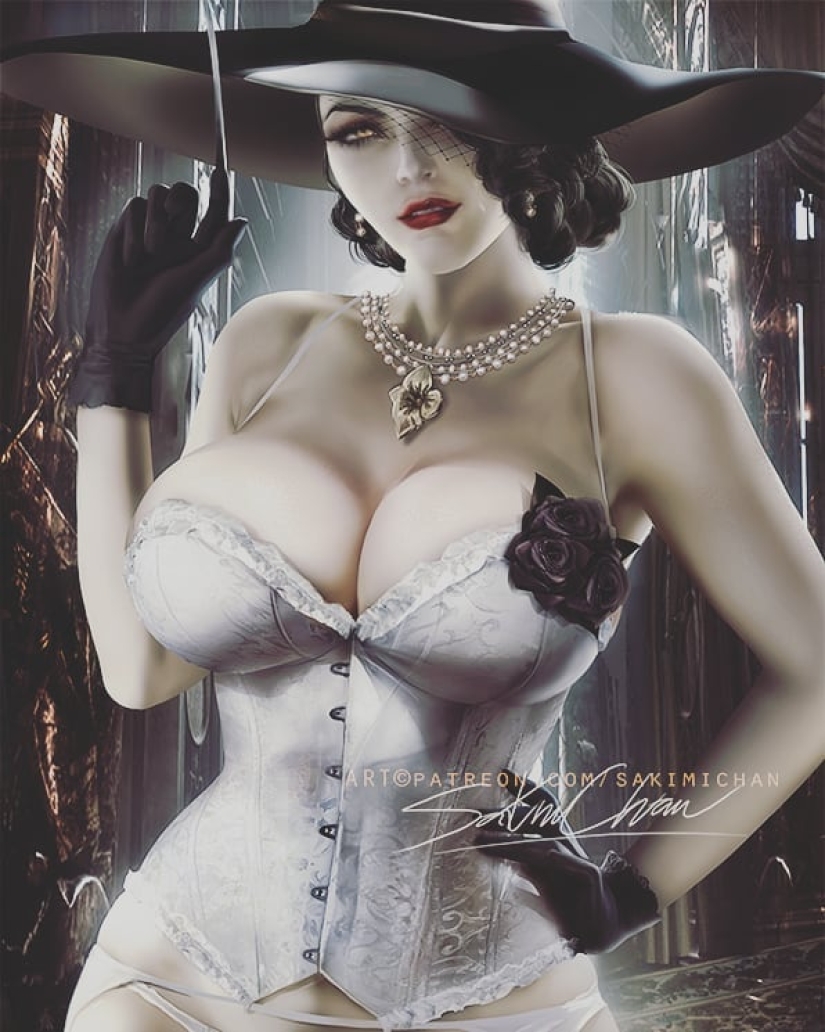 Sexy heroines of games and comics in the works of the artist Wang Yue Sexy heroines of games and comics in the works of the artist Wang Yue