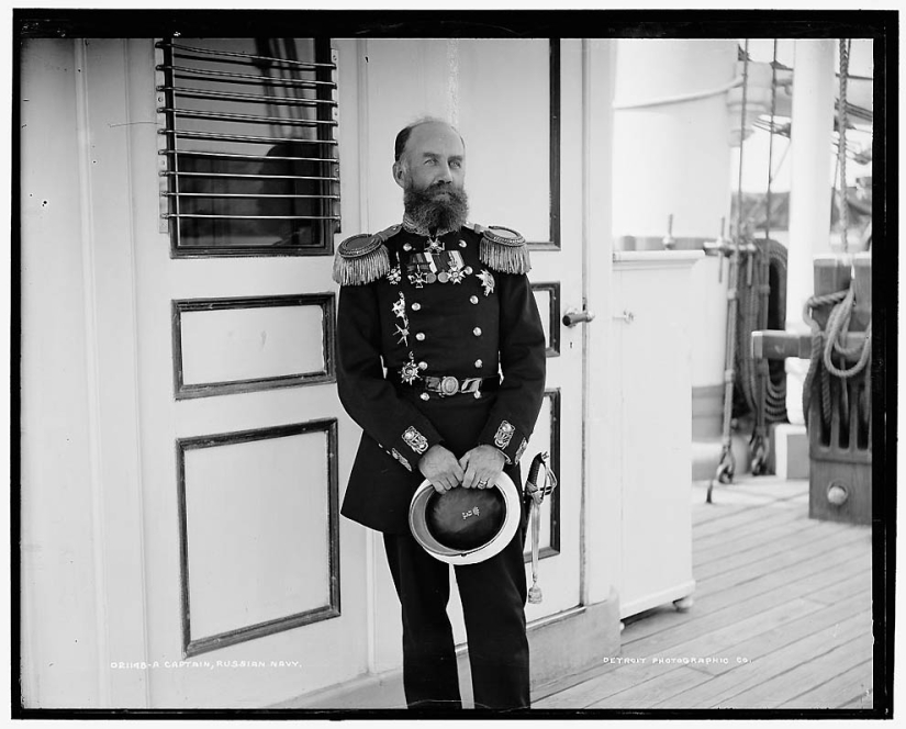 Ships and officers of the Russian Empire Navy in 1893