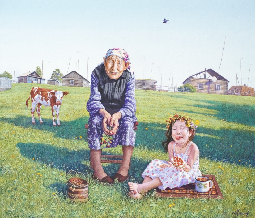 Simple everyday joys in the paintings of Yakut artist Andrey Chikachev Simple everyday joys in the paintings of Yakut artist Andrey Chikachev