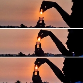 Sunset Stories: 10 Pics Of People’s Silhouettes, Plants And Insects By Aaditya Bhat