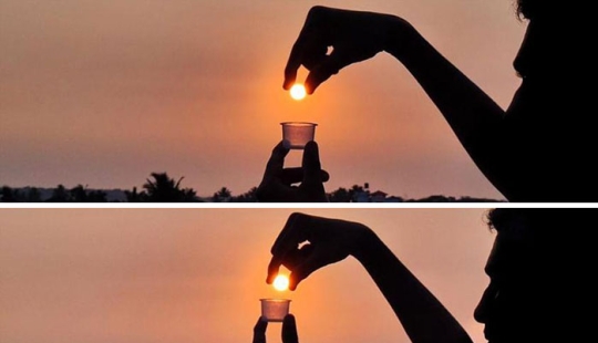 Sunset Stories: 10 Pics Of People’s Silhouettes, Plants And Insects By Aaditya Bhat