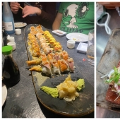 Tapas on Jack Nicholson's head, rolls on a skateboard and 20 more examples of strange serving of dishes