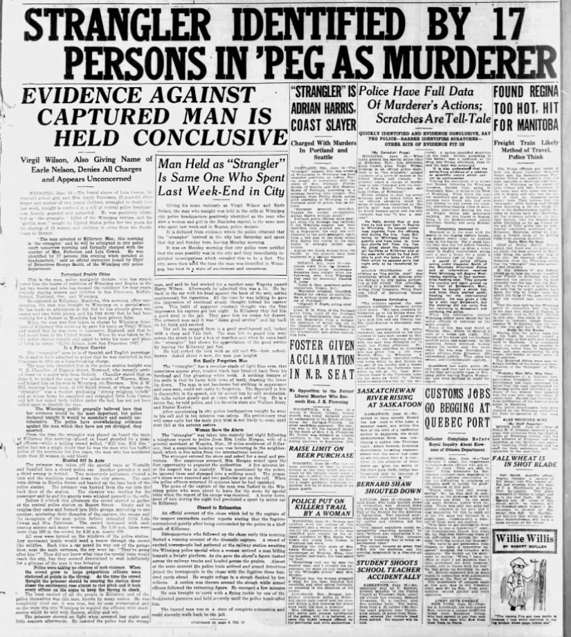 "The Dark Strangler" by Earl Leonard Nelson "The Dark Strangler" by Earl Leonard Nelson