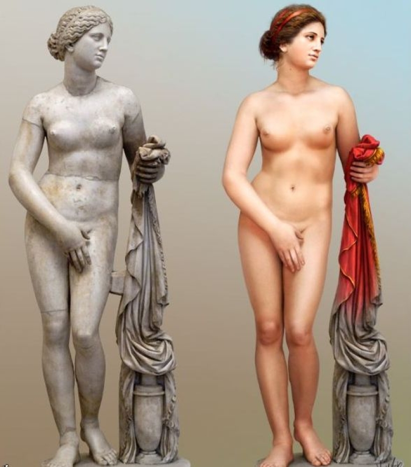 The statue of Aphrodite of Cnida is so realistic that she was once raped The statue of Aphrodite of Cnida is so realistic that she was once raped