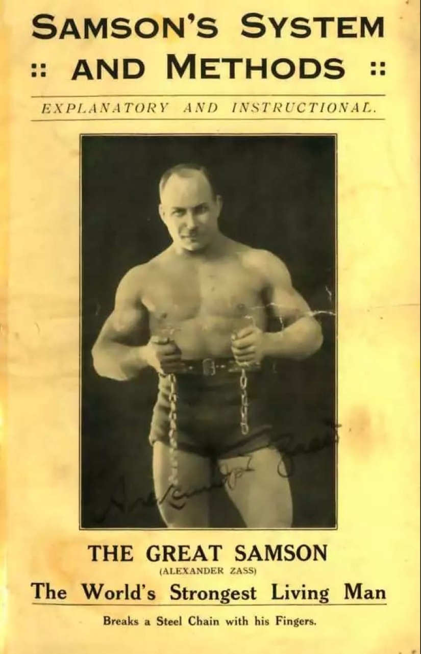 The story of circus athlete Alexander Zass — Russian "Iron Samson" The story of circus athlete Alexander Zass — Russian "Iron Samson"