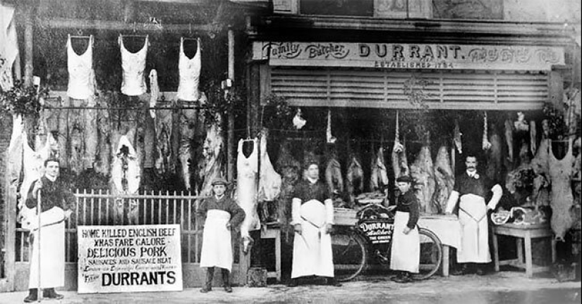 The time of fridges: a butcher's shop in Victorian England The time of fridges: a butcher's shop in Victorian England