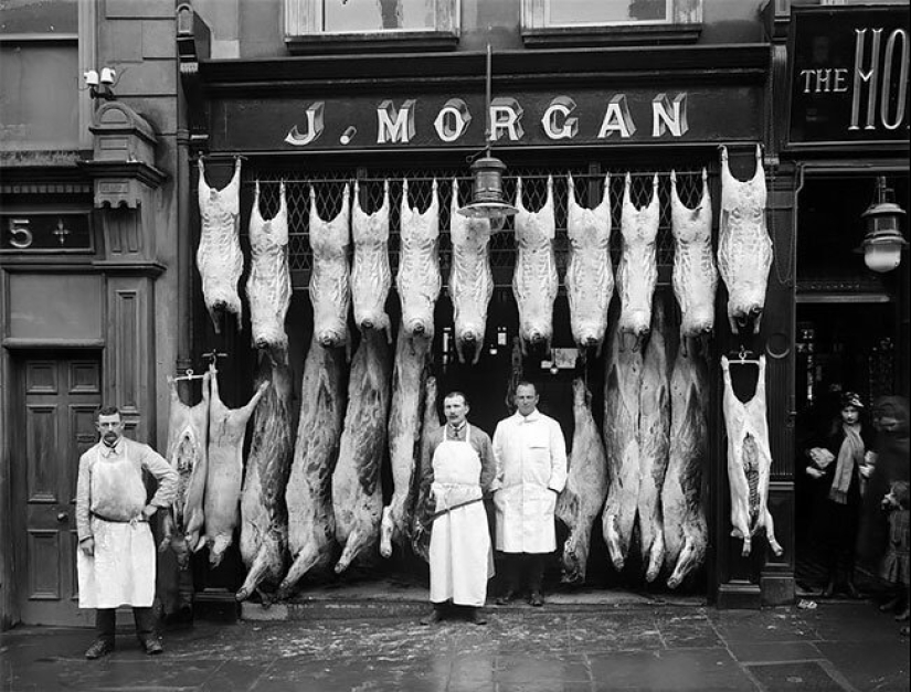 The time of fridges: a butcher's shop in Victorian England The time of fridges: a butcher's shop in Victorian England