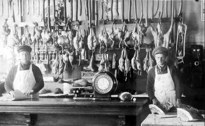 The time of fridges: a butcher's shop in Victorian England The time of fridges: a butcher's shop in Victorian England