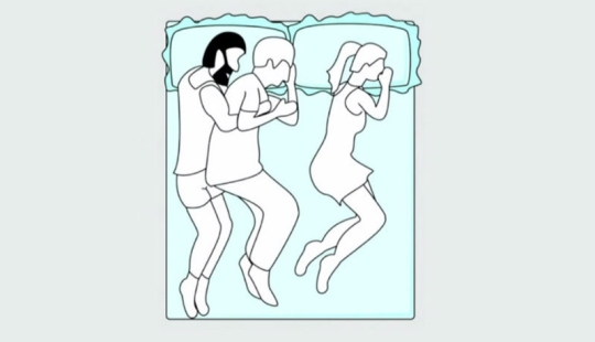 The way you sleep completely reflects the essence of your relationship