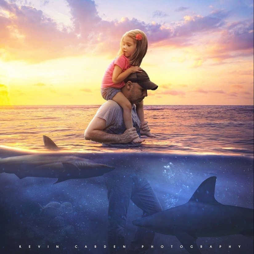 The whole power of photoshop: a photographer shows how his digital masterpieces are born