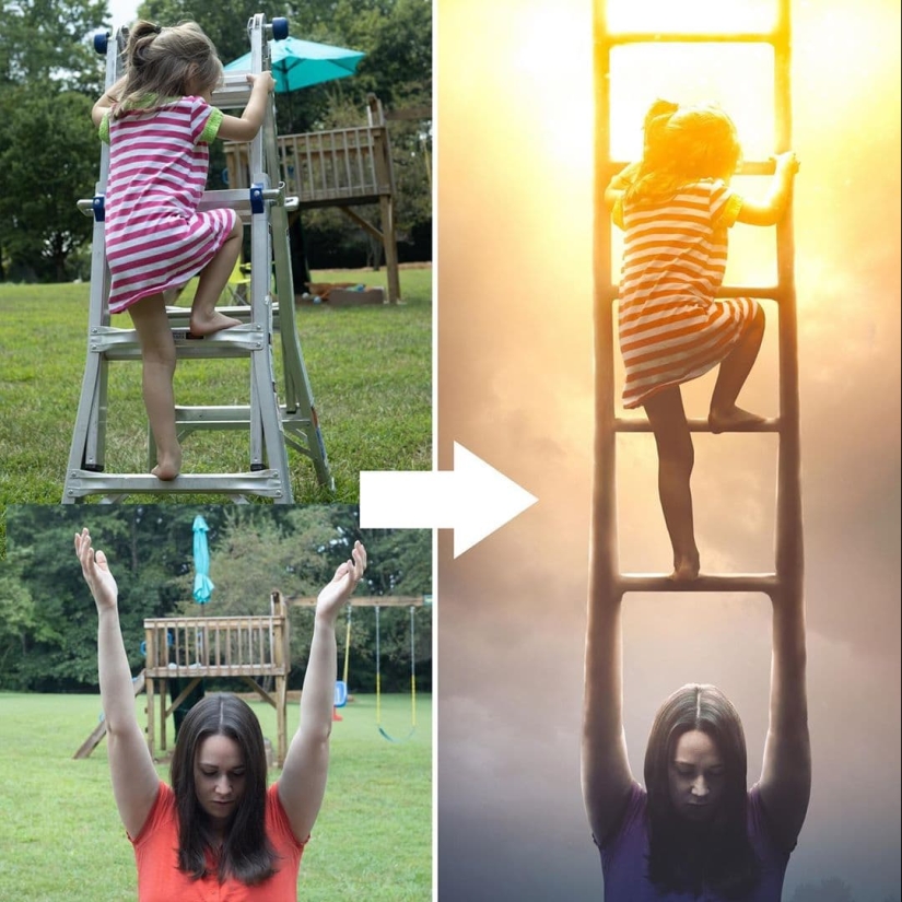 The whole power of photoshop: a photographer shows how his digital masterpieces are born