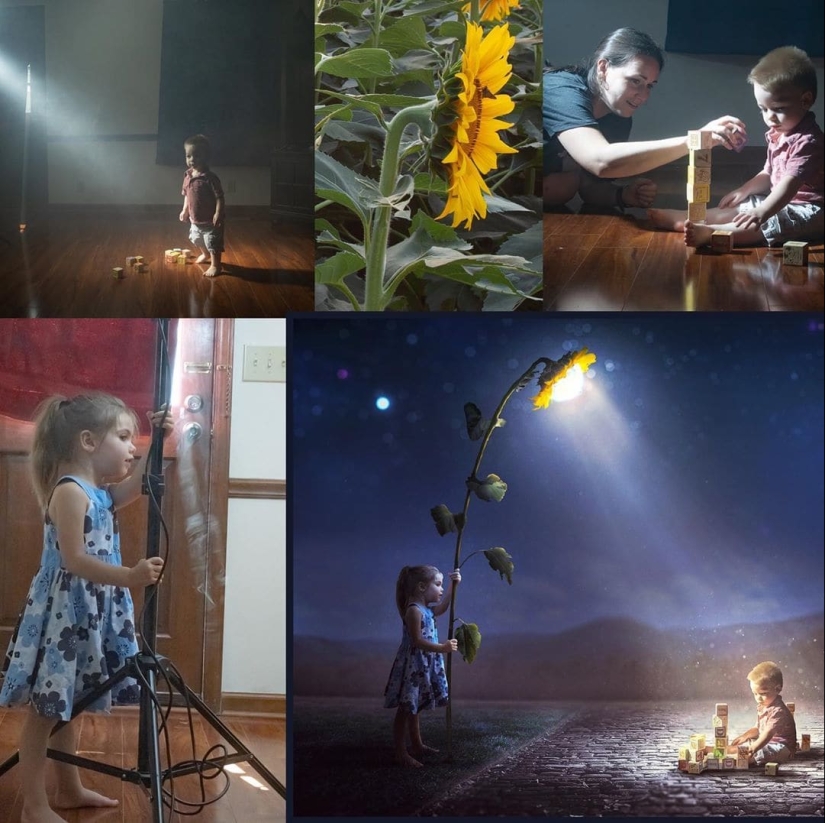 The whole power of photoshop: a photographer shows how his digital masterpieces are born