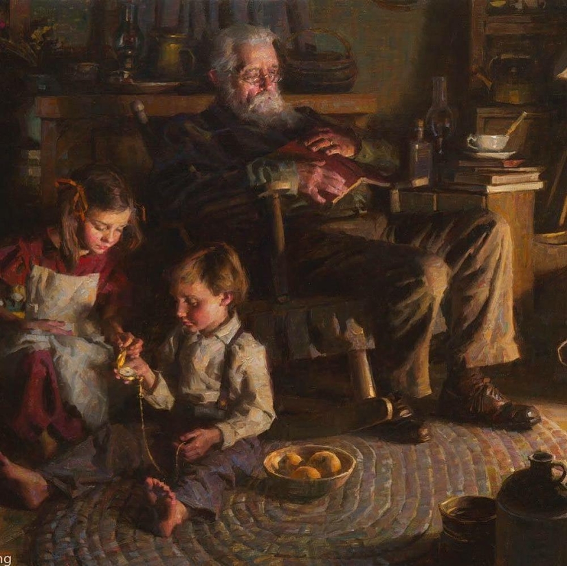 The World of the Wild West in the paintings of Morgan Weistling