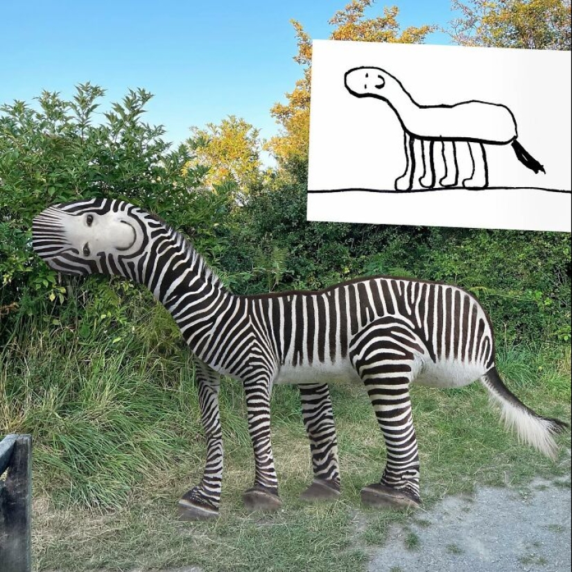 ‘Things I have drawn’: 13 Times Dad Used Photoshop To Bring Children’s Art To Life ‘Things I have drawn’: 13 Times Dad Used Photoshop To Bring Children’s Art To Life