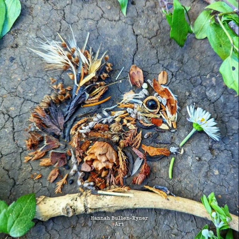 This Artist Works In Nature And Uses Only The Materials Available To Create Beautiful Artwork