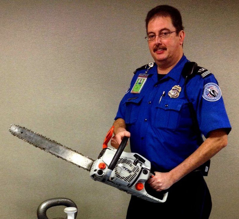 This collection of items Seized from air passengers by the TSA will make your day This collection of items Seized from air passengers by the TSA will make your day