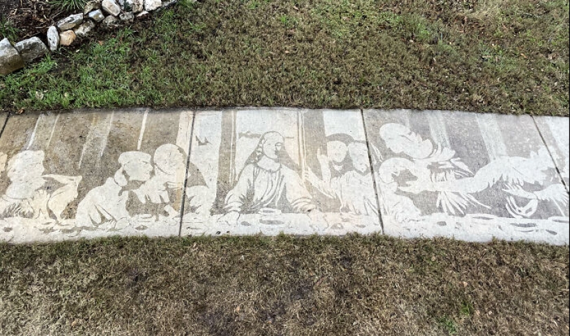 This Guy Used A Pressure Washer To Create Art On The Street, And Here Are His 13 Best Works