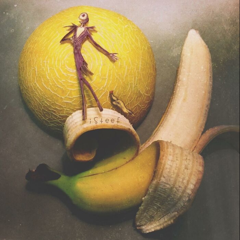 This Guy Uses His Creativity To Turn Bananas Into Art Pieces, And Here Are His 19 New Works