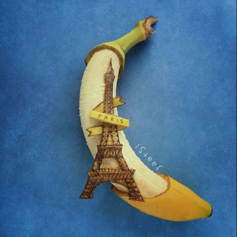 This Guy Uses His Creativity To Turn Bananas Into Art Pieces, And Here Are His 19 New Works